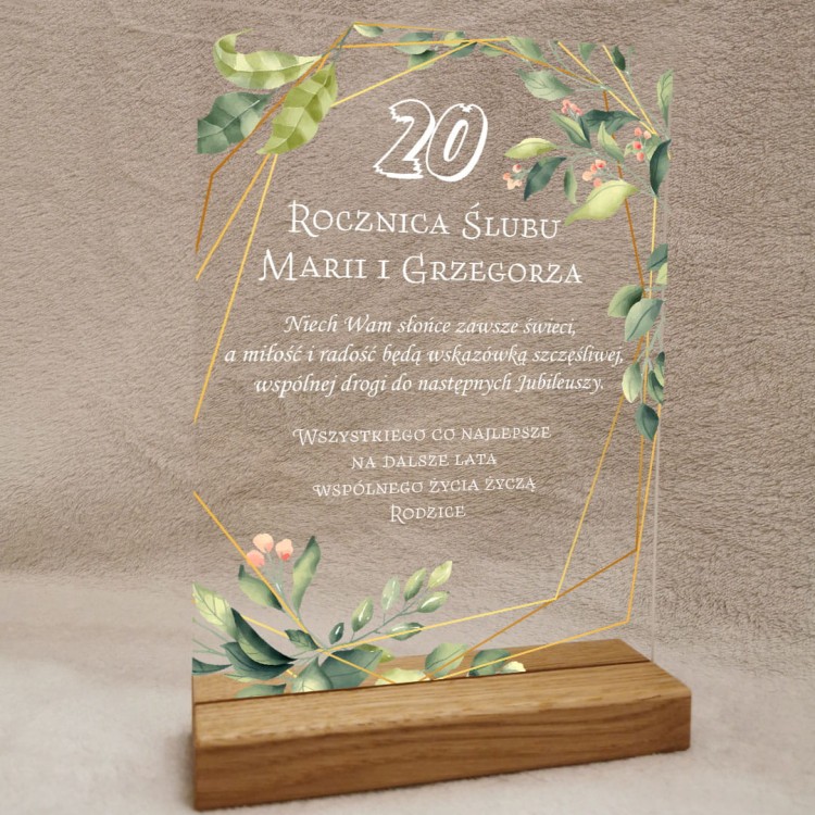 Rocznica ślubu bordowe róże statuetka HannDesgin.jpg