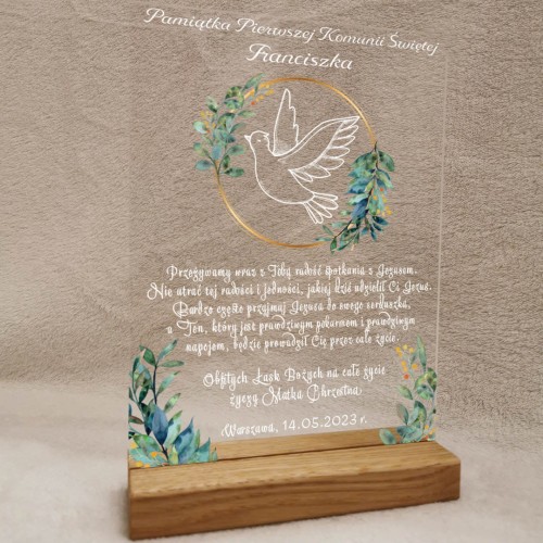 pamiątka pierwszej komunii świetej gołąbek w kole.jpg