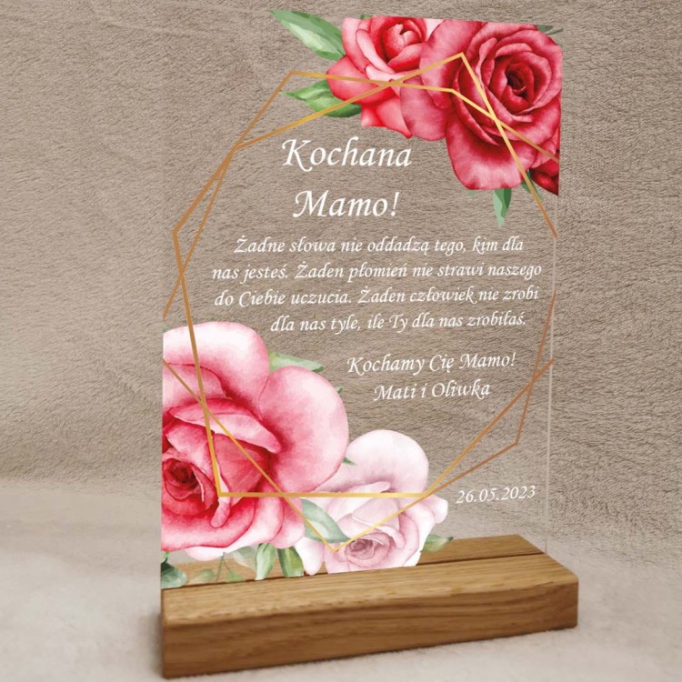 dzień matki 2023 statuetka życzenia na szkle róże czerwona.jpg