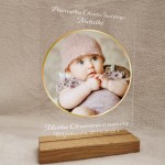 Pamiątka Chrztu złote koło ze zdjęciem.jpg