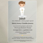 zaproszenia na komunię - chłopiec w albie czarne.jpg