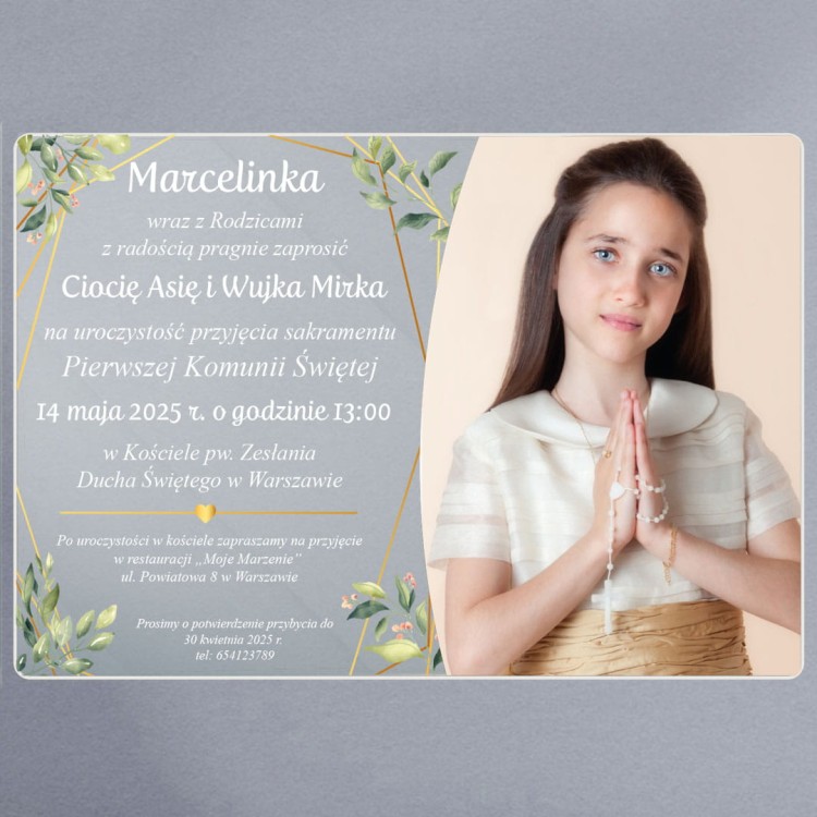 zaproszenie na komunię - ze zdjęciem dla dziewczynki_biała.jpg