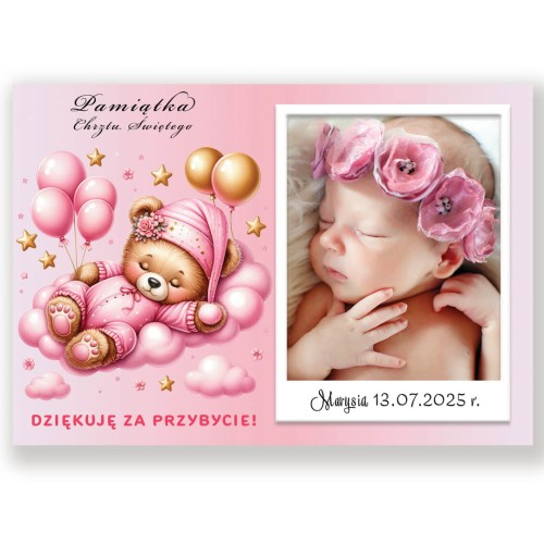 magnes ze zdjęciem miś rożowy na chrzest 10x7_MG05.jpg